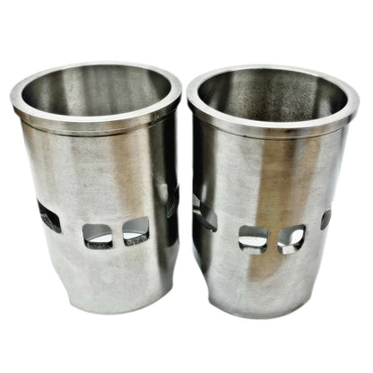 Set of 2 Cast Iron Cylinder Sleeves for Sea-Doo GTX LRV XP RX (2000–2007) 6 Port
