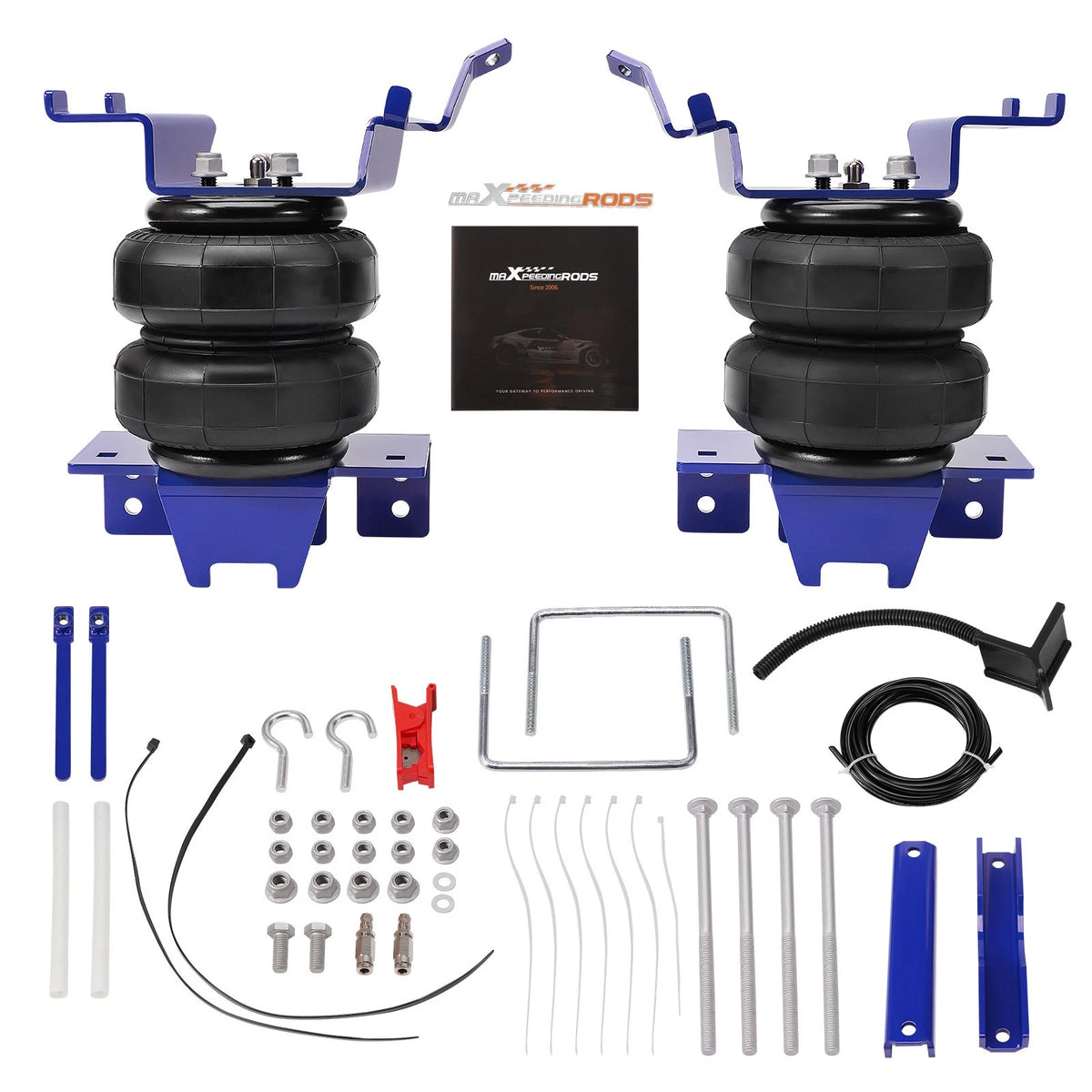 Set of 2 Rear Air Helper Spring Bag Kit for Nissan Titan (2004–2015) 7XCO8Q