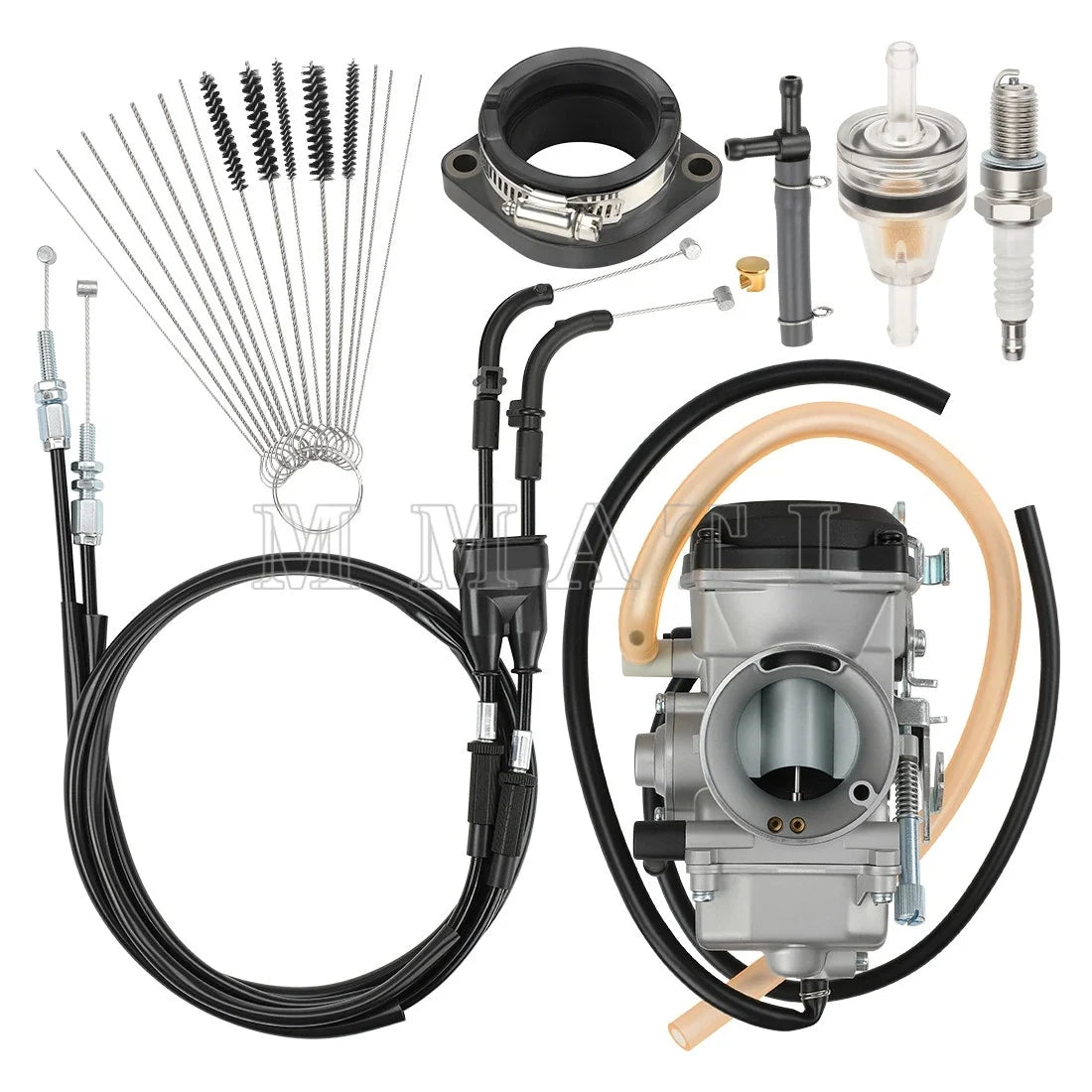 Carburetor for Kawasaki KLR650 (2008–2018) w/ Throttle Cable, Intake Manifold