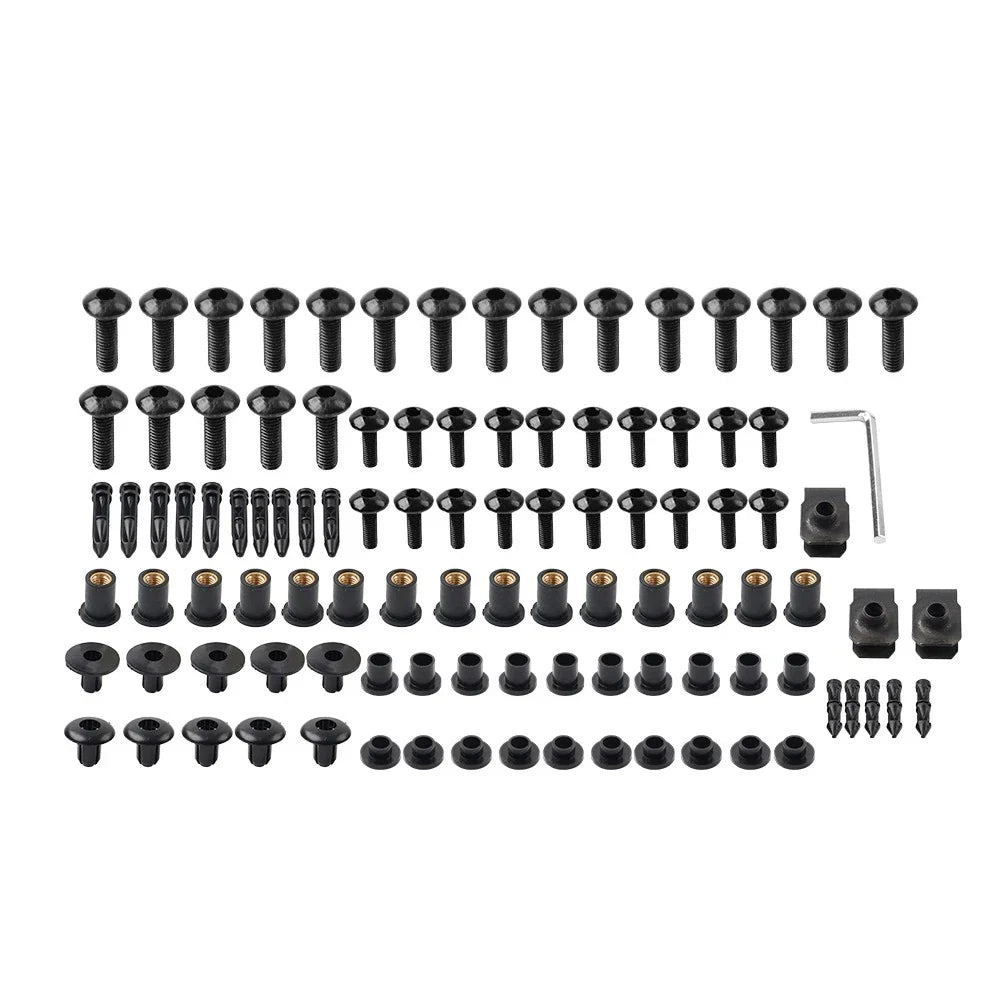 Fairing Bolts Kit for Honda GL1800 Goldwing (2001–2017) - Black
