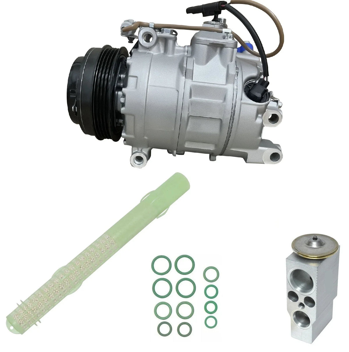 AC Compressor Kit Replacement for BMW 750i 4.4L (2009–2011) W O Rear