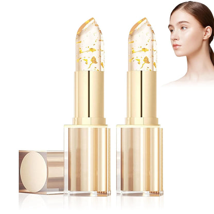 2X Color Changing Lipstick - Transferproof, Gold, Red