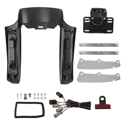 Rear Fascia LED Fender for Touring (2014–2023) Smoke Light Brake Tail ABS