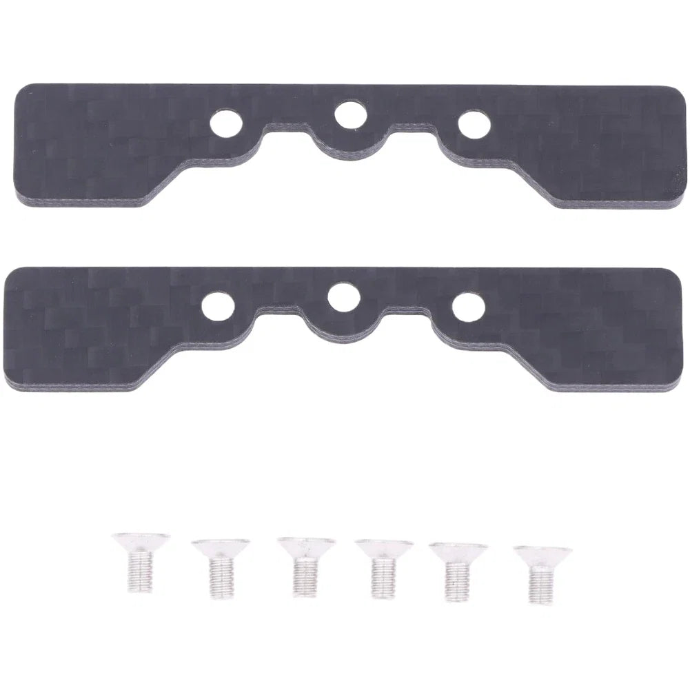 Carbon Fiber Lower Arm Stopper Plate for Tamiya TT02 (110)
