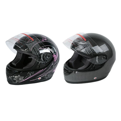 Full Face Helmet for Motorcycle (DOT Approved, Size S M L XL)