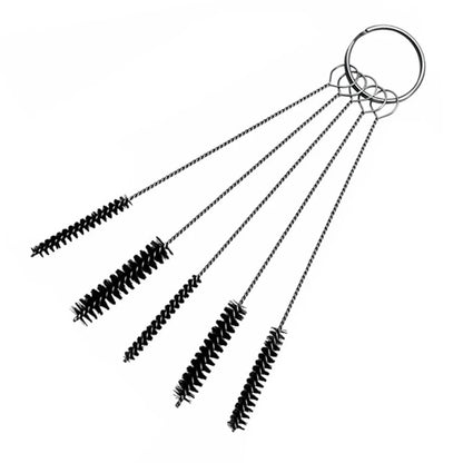 Set of 5 Jet Brushes with 4mm Hex Adjusting Tool for Comprehensive Maintenance