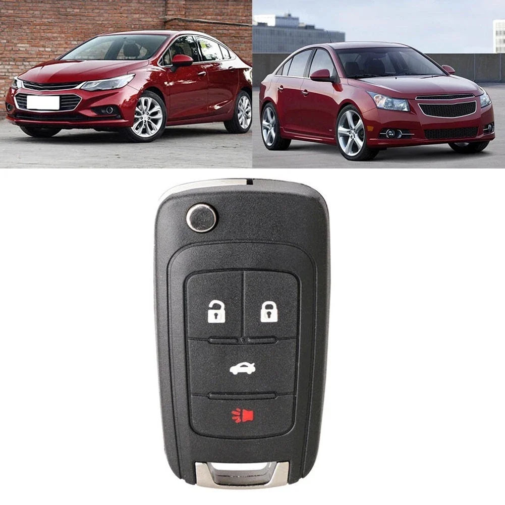 Remote Key Fob for Chevy Cruze (2010–2016) + Cut