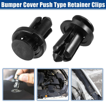 30 Pcs Bumper Cover Push Type Retainer Clips for Nissan 240SX (1989–1998) No. 0155309241