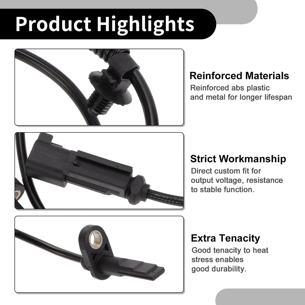ABS Sensor No.AE9Z2C190A for Ford Explorer (2011–2018) Rear Left/Right