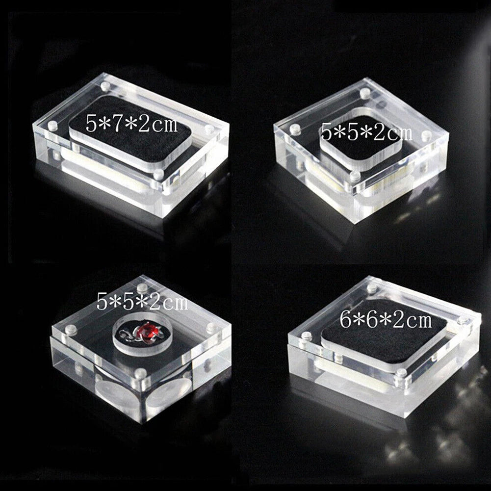 Stainless Steel Jewelry Display Box Organizer for Diamonds