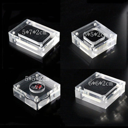 Stainless Steel Jewelry Display Box Organizer for Diamonds