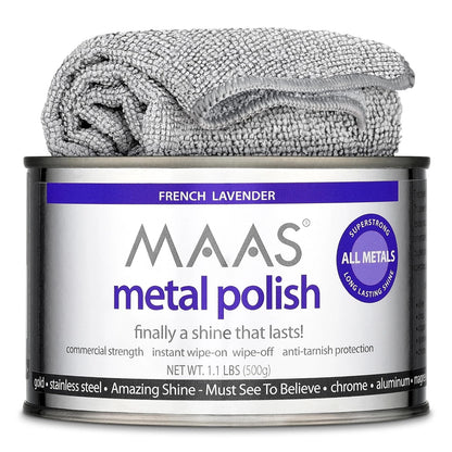 2X MAAS Metal Polish 1.1lb Can for Universal Use (No Specific Years)
