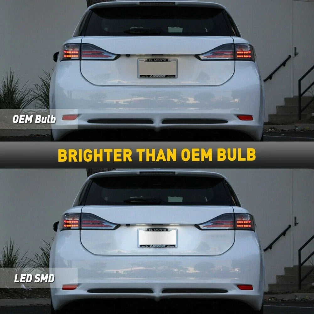 LED License Plate Light for Toyota Matrix Prius RAV4 Venza Lexus (2003–2023)