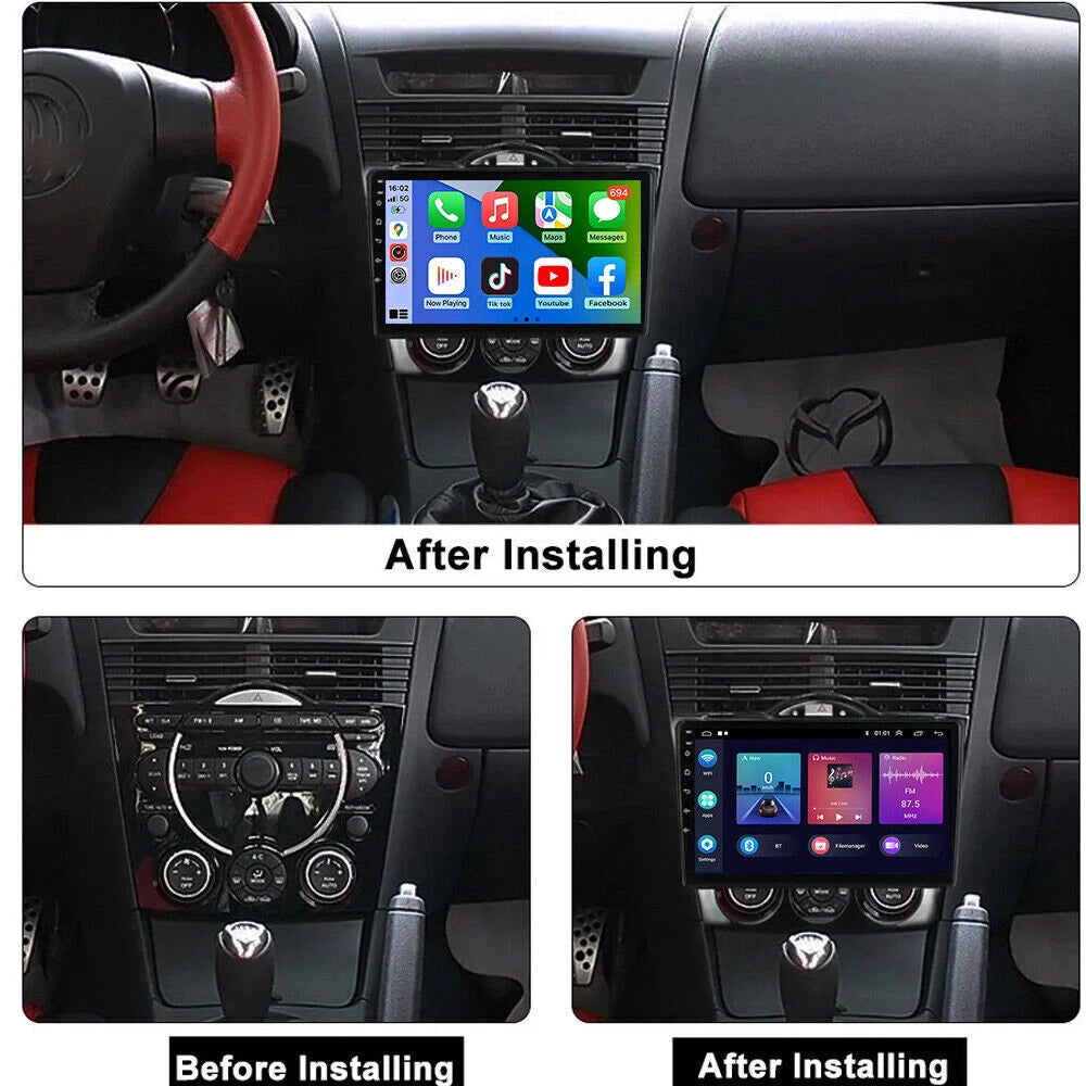 9'' CarPlay Android Radio for Mazda RX-8 (2003–2008)
