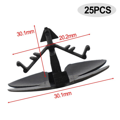 25 Pcs Hood Insulation Retainers for Civic (2012–2023) Clip Rivets Fastener