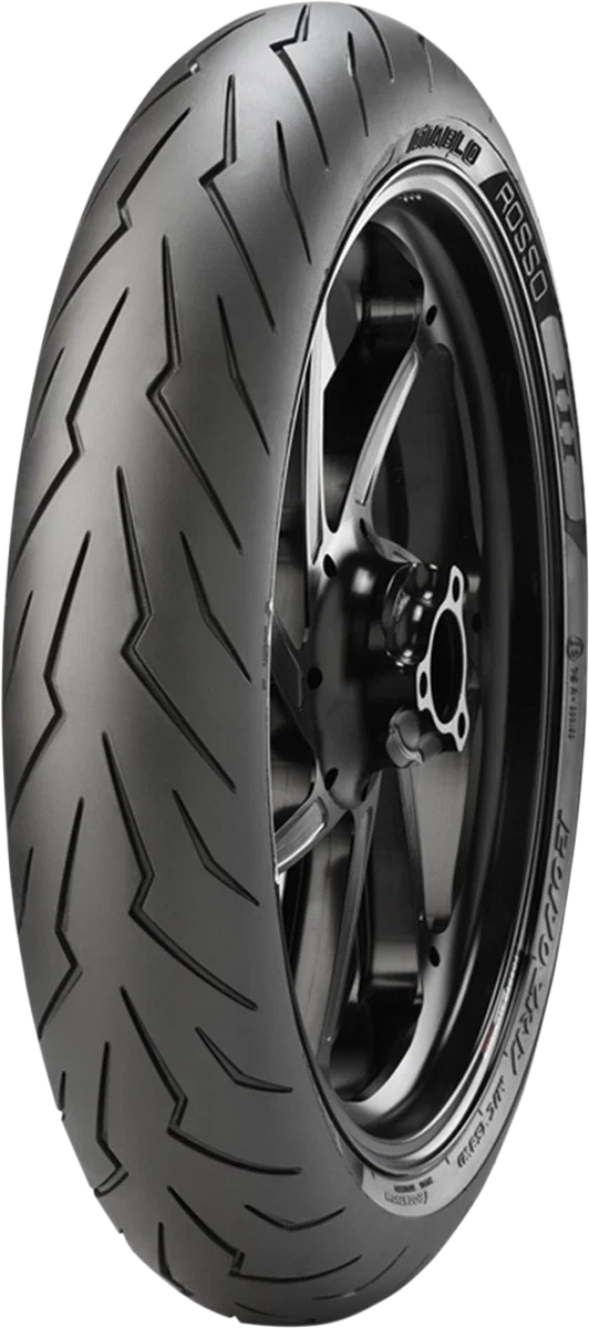 Pirelli Diablo Rosso III Front Tire 120/70ZR17 (58W) for Motorcycle