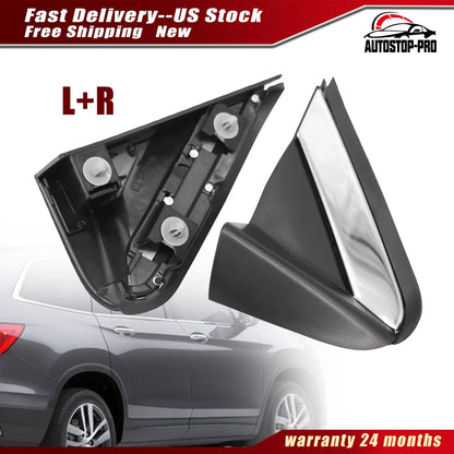 Front Pillar Corner Garnish Pair 75490-TG7-A01 for Honda Pilot Ridgeline