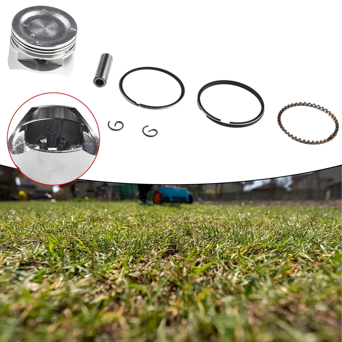 39mm Piston Ring Set for Honda GX35 GX35NT HHT35S UMK35 (2005–2023)