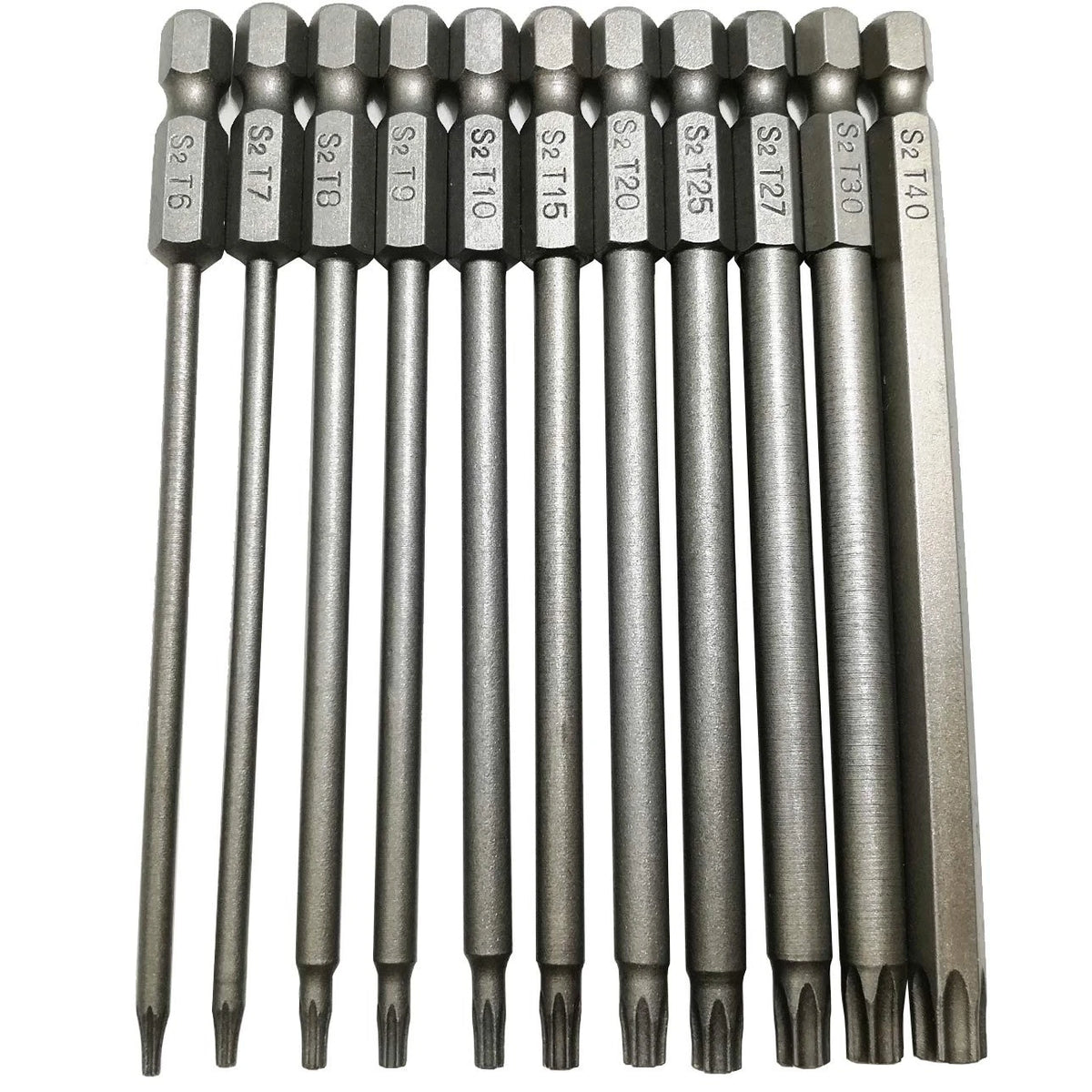 11-Piece Long Torx Security Head Screwdriver Set
