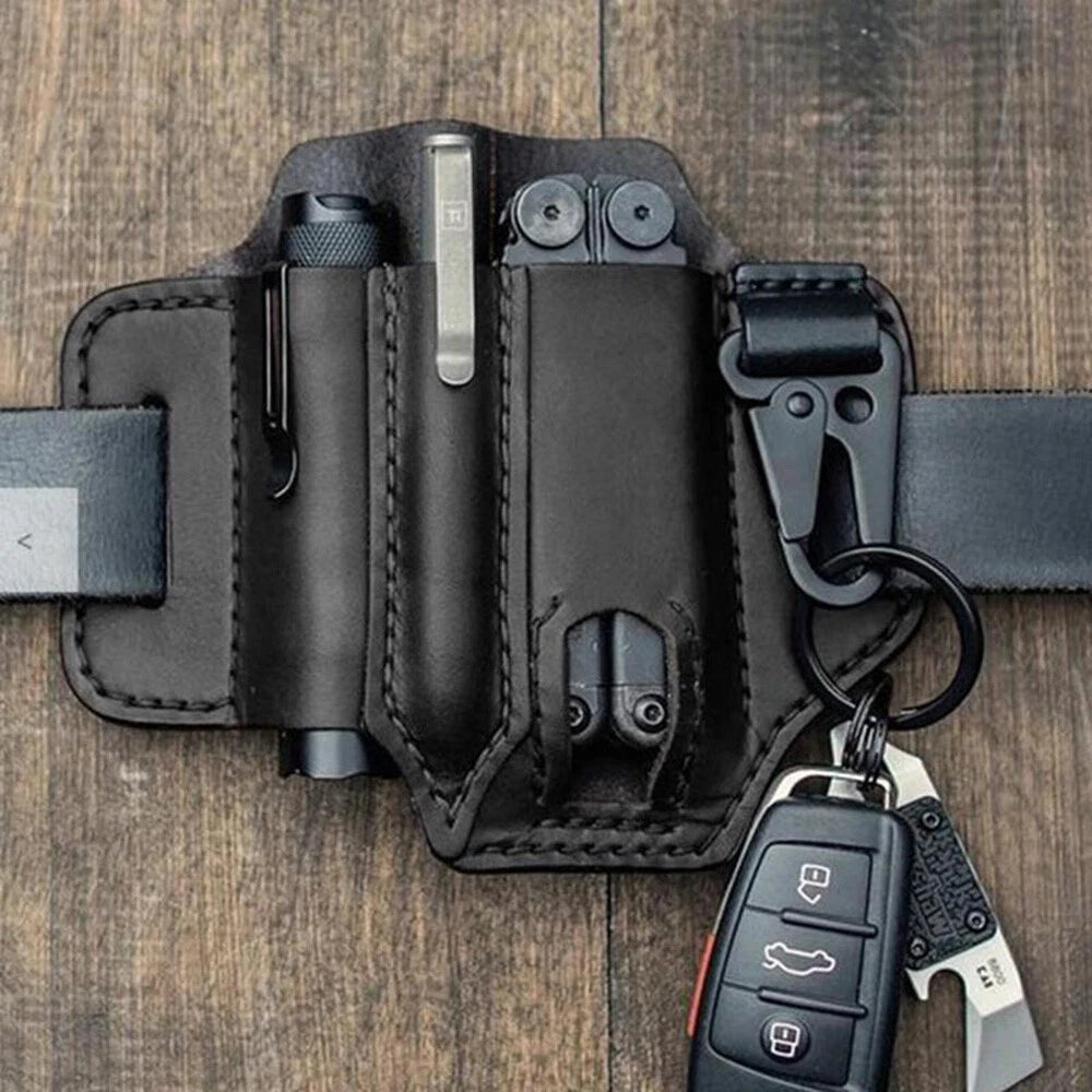 Leather Sheath EDC Pocket Organizer for Multitool (No Part Numbers)