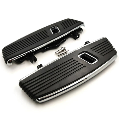 Chrome Front Rear Floorboard Kit for Harley Touring FLHR FLHX (1986–2019)