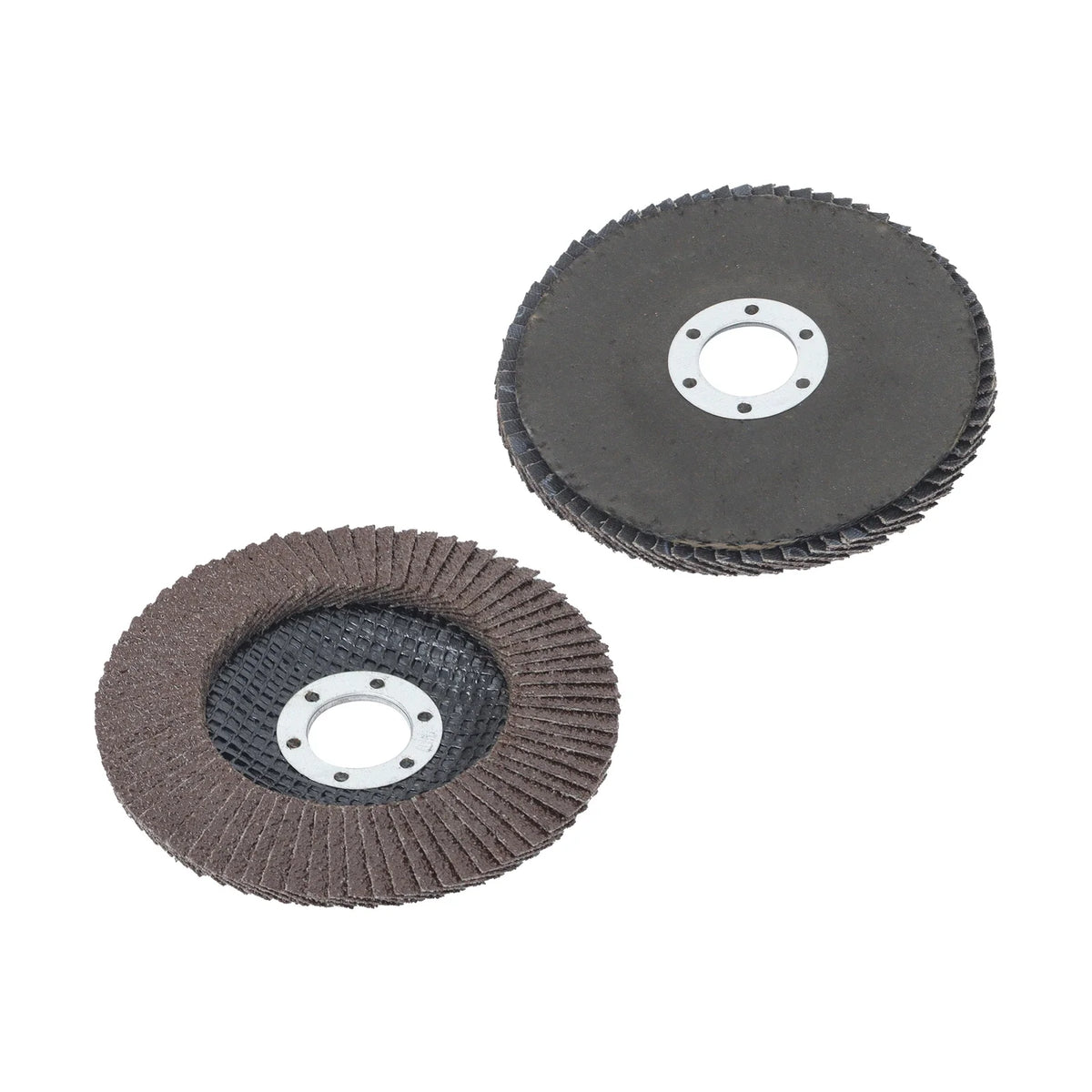 Set of 10 Flap Discs 4.5" 40 Grit for Sanding and Grinding