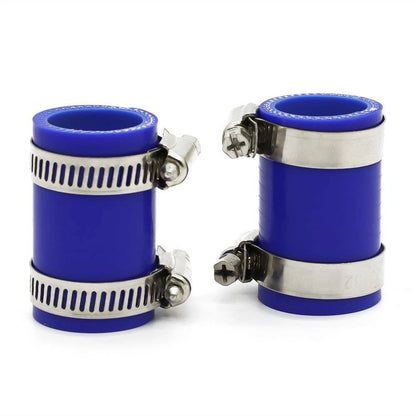 Exhaust Duct Clamps for Yamaha Banshee (1987–2006) Blue