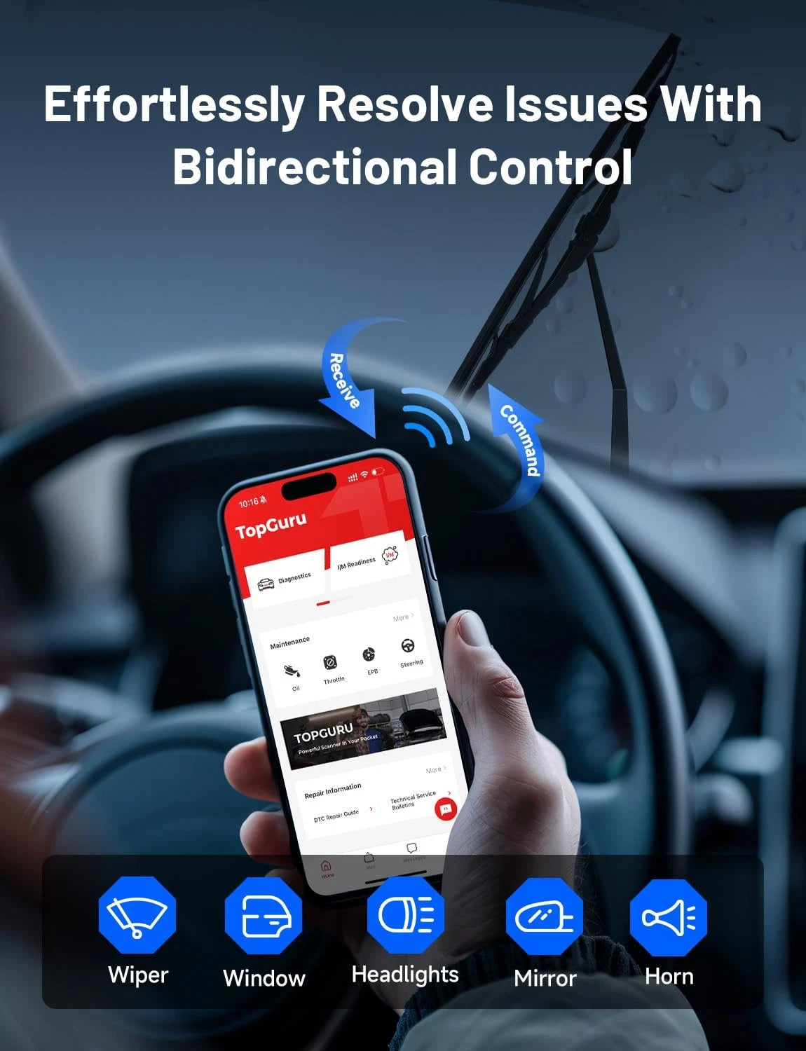 TOPDON TopScan Lite OBD2 Bluetooth Scanner for All Vehicles (2010–2023)