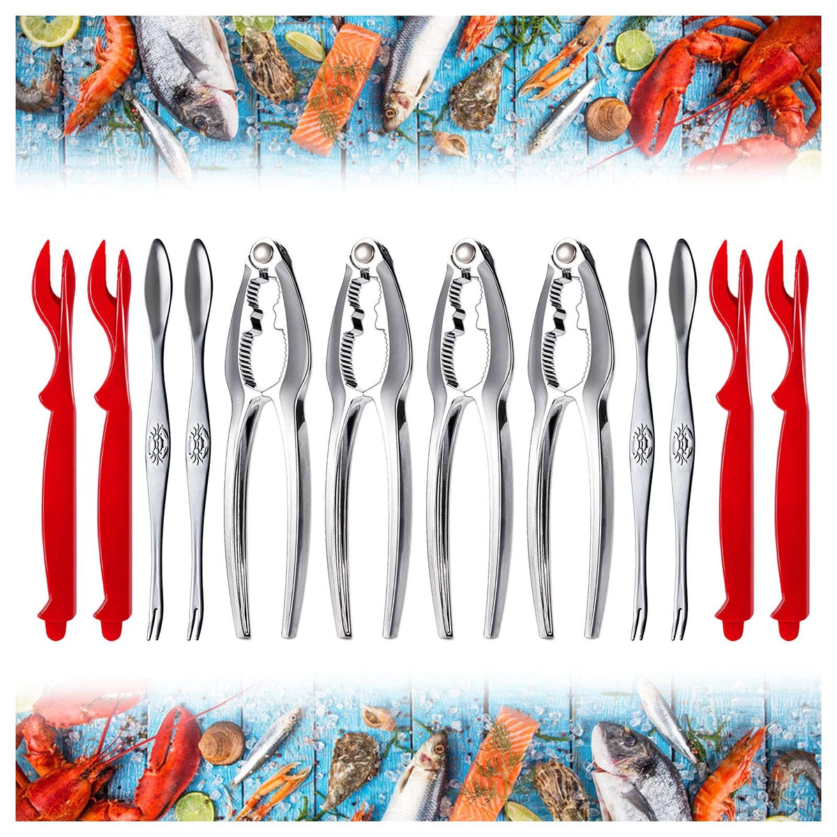 13 Pieces Crab Leg Crackers Set for Seafood Lovers