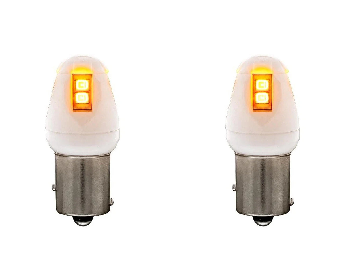 8 LED 1157 Amber Bulbs Replacement for High Power Tail Light (2010–2020)