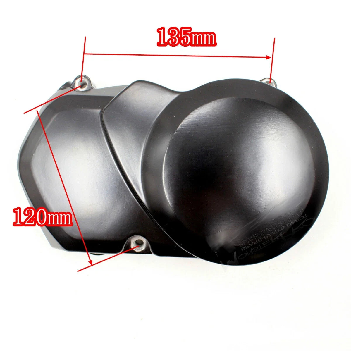 Black Magneto Engine Cover Left Side for Atomik Pit/Dirt Bike (125cc-160cc)