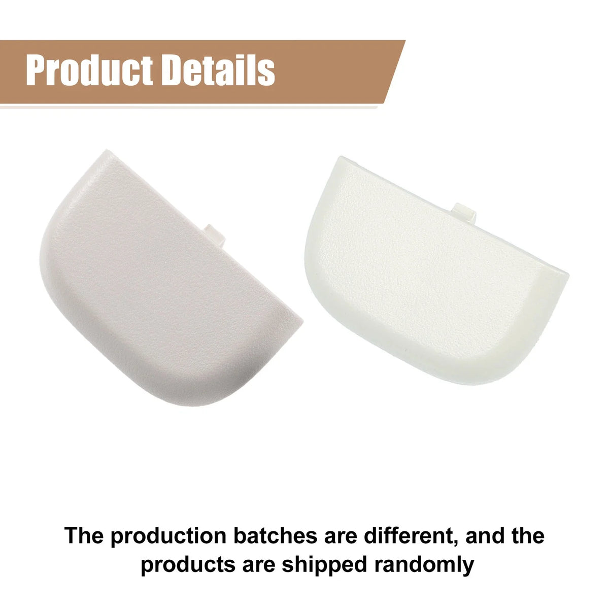 2X Gray Iron Sun Visor Cap Clip Retainer for Ford Fusion (2013–2016)