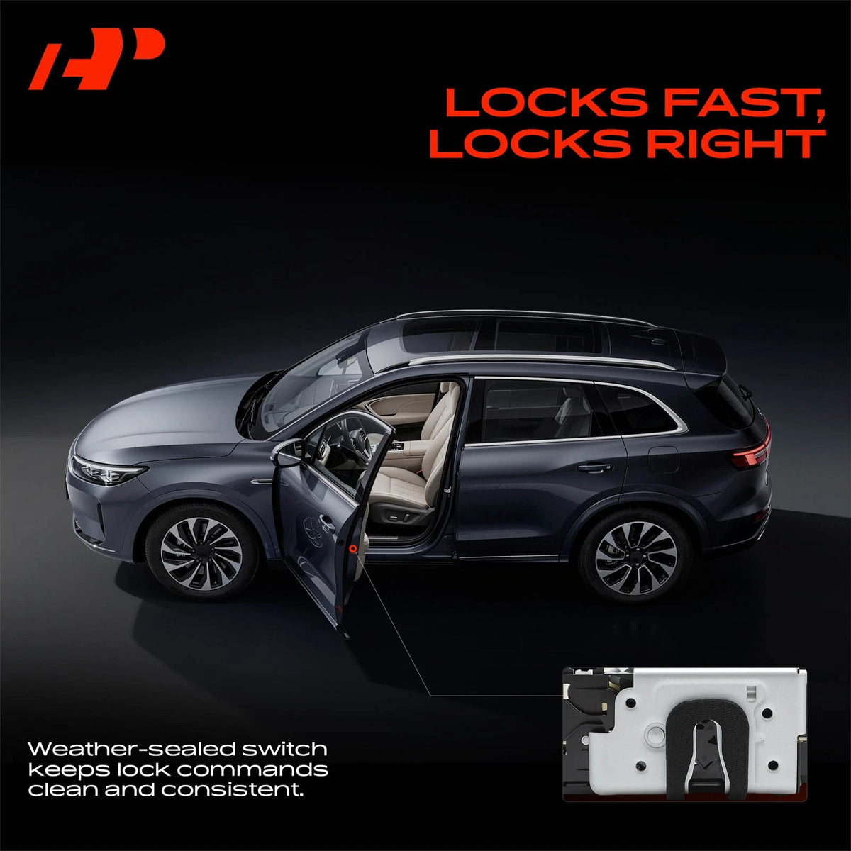 Rear Left Door Lock Actuator for Ford Focus (2008–2011) AS4Z74264B53A, 8S4Z5426413A, 8S4Z5426597A, 9S4Z5426413A