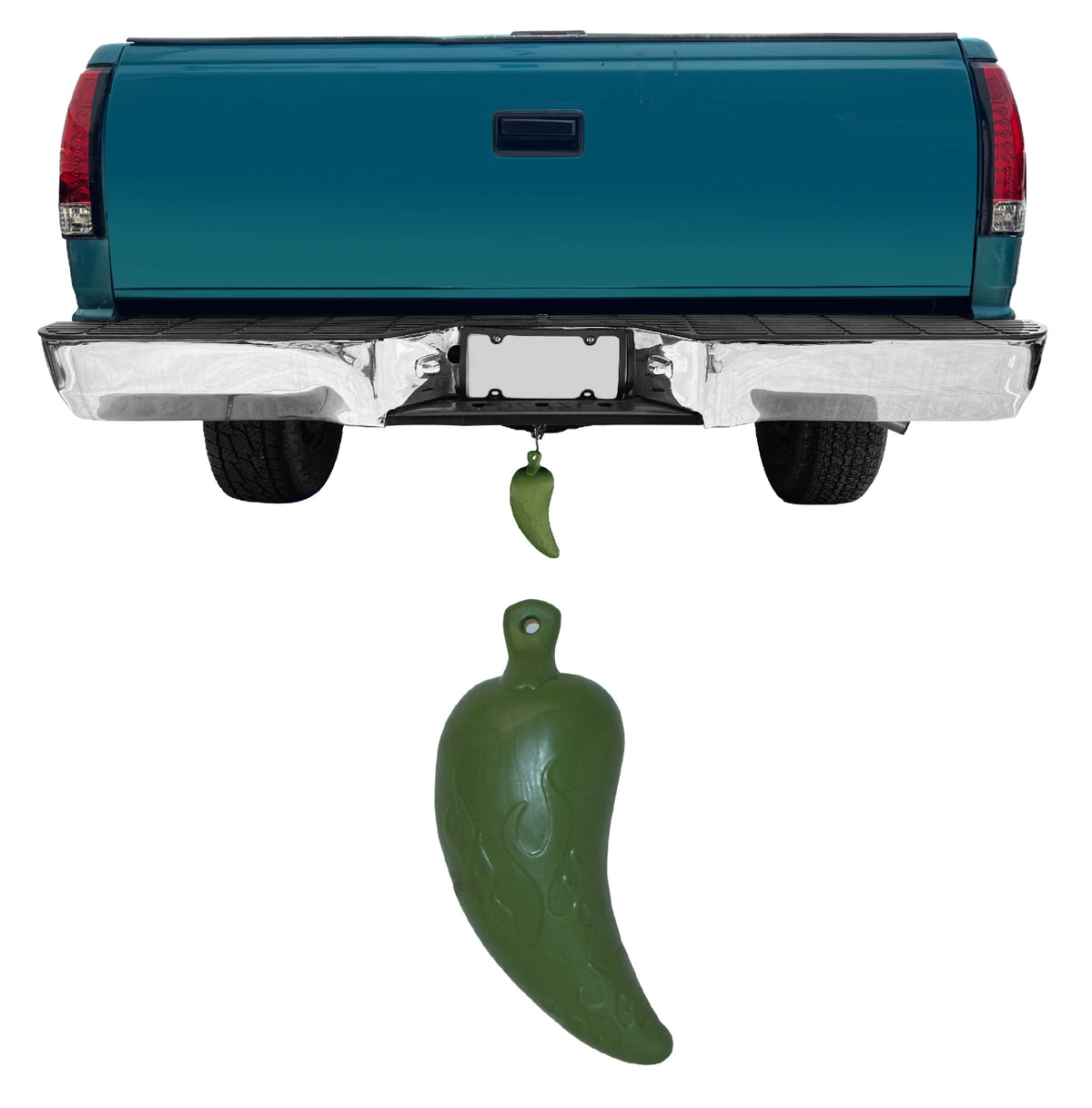8" Rubber Truck Hitch Bumper Ornament for (E57326)
