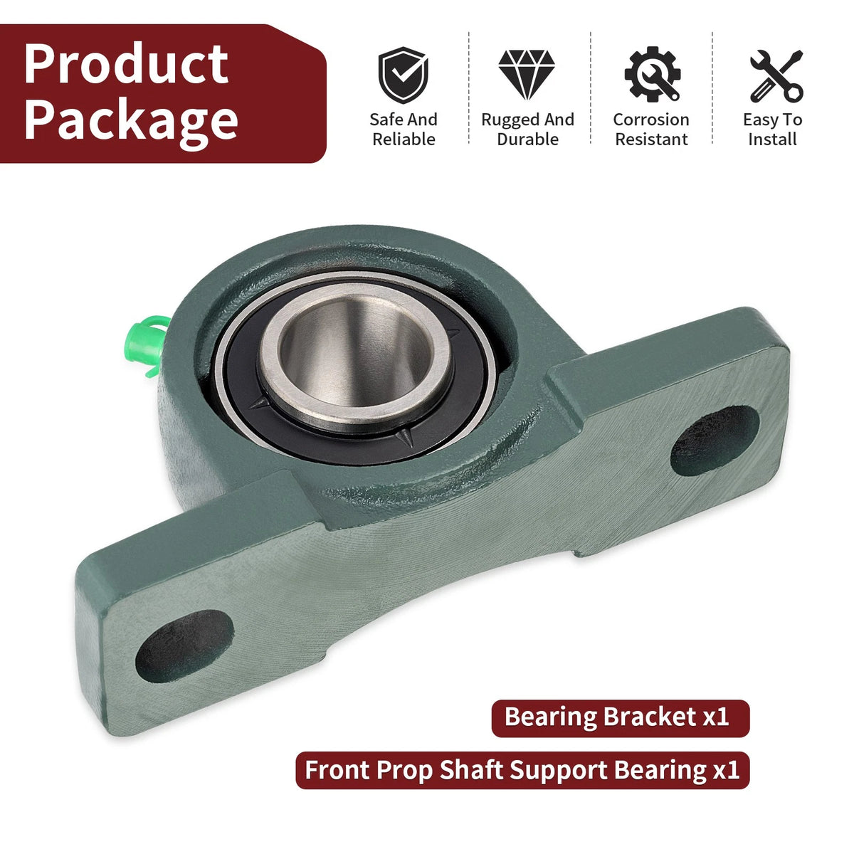 Front Prop Shaft Support Bearing for Polaris RZR 4 800 (2011–2014) 2878336, 3514703