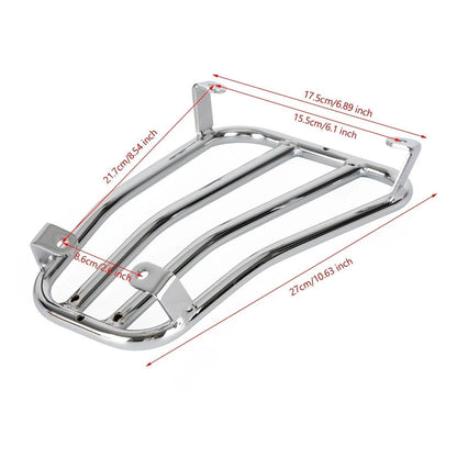 Chrome Floor Board Rack Carrier for Vespa 125 200 250 300 GTS GTV GT GTL (T9)