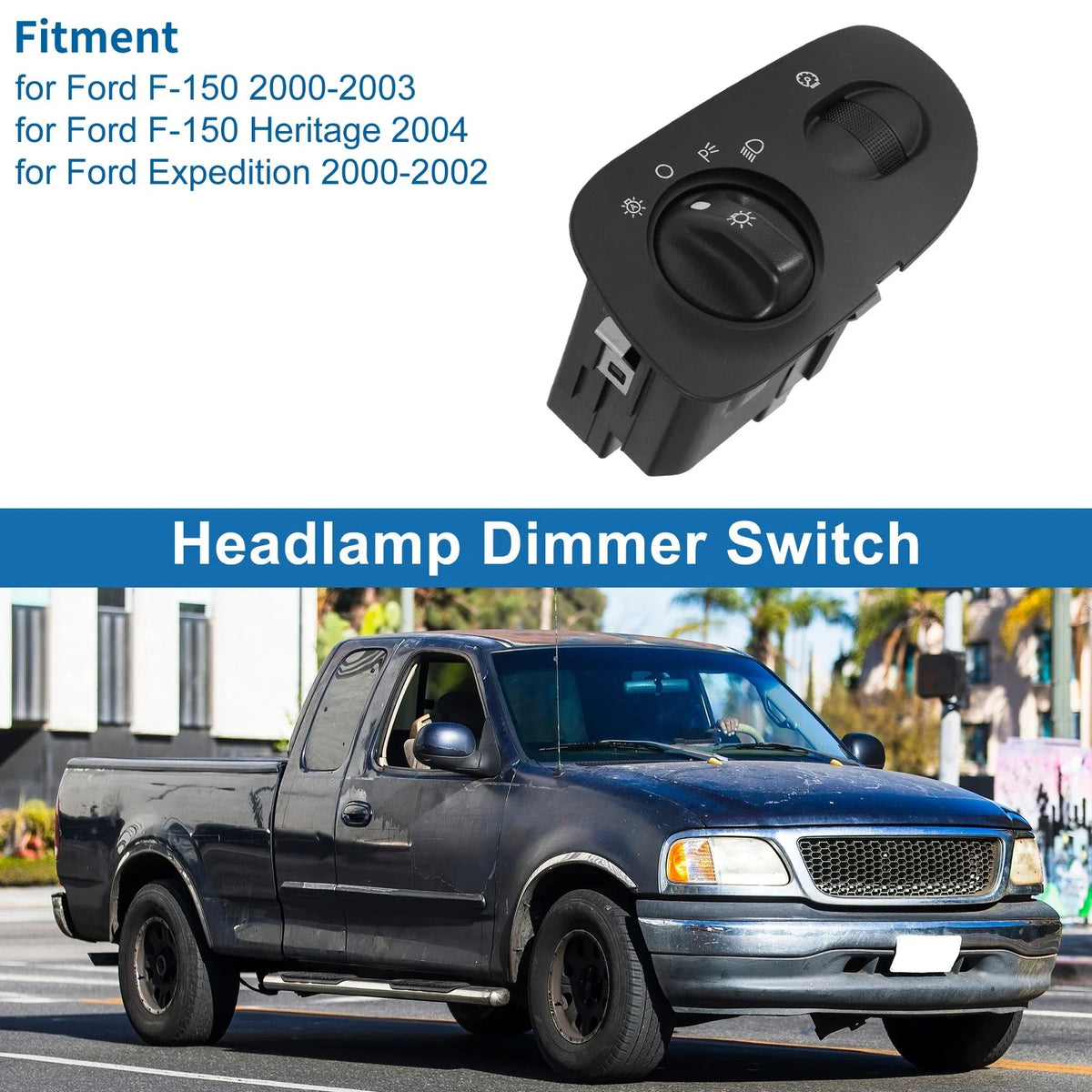Headlight Switch No.YL3Z11654CAA/DS1380 for Ford F150 (2004–2008)