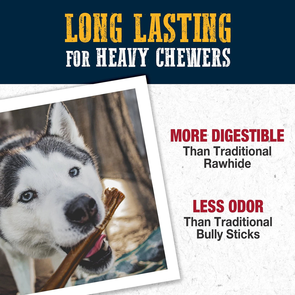 Cadet Bully Hide Sticks for Large Dogs (Pack of 1)