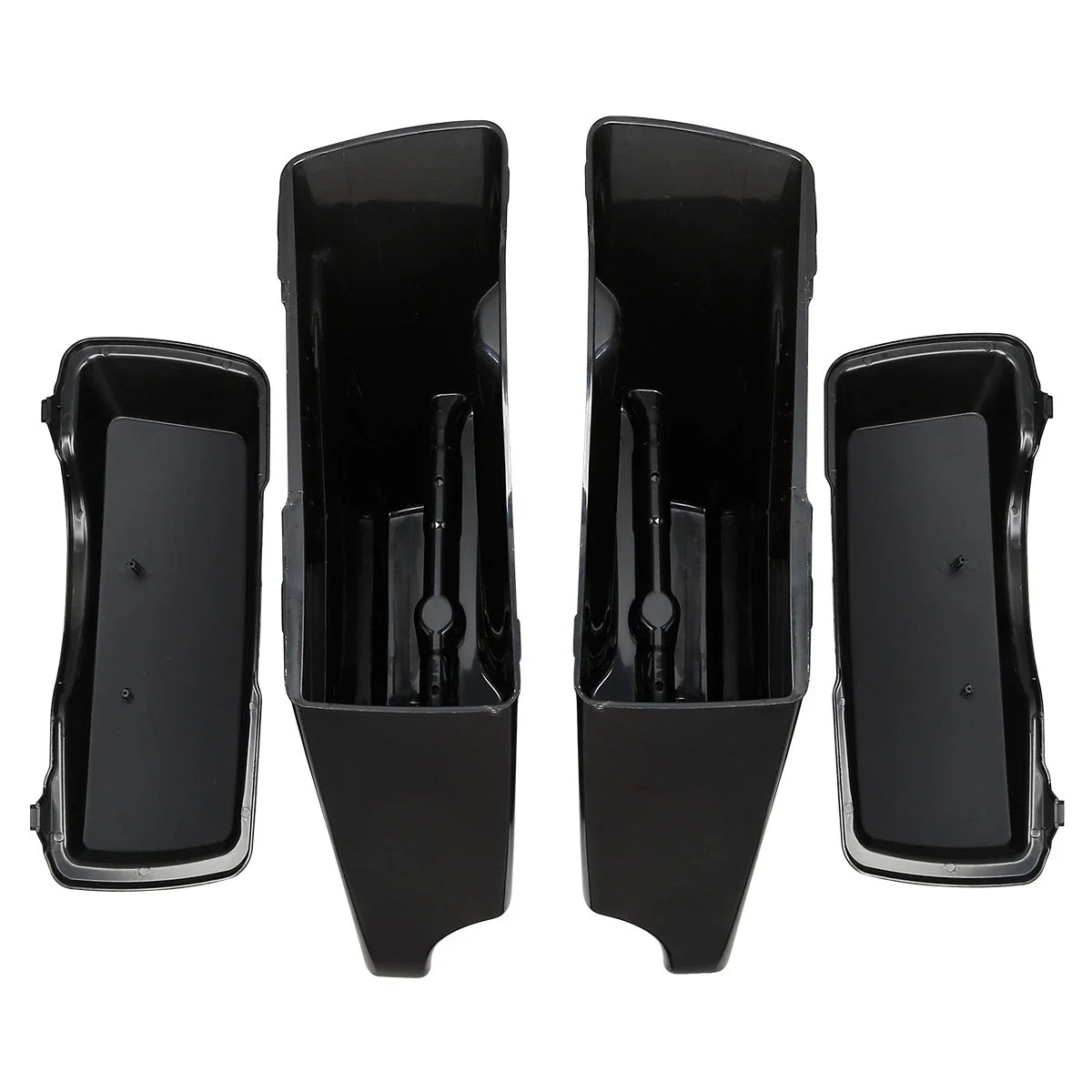 5" Stretched Saddlebags & Bracket for Harley Softail (1986–2017)