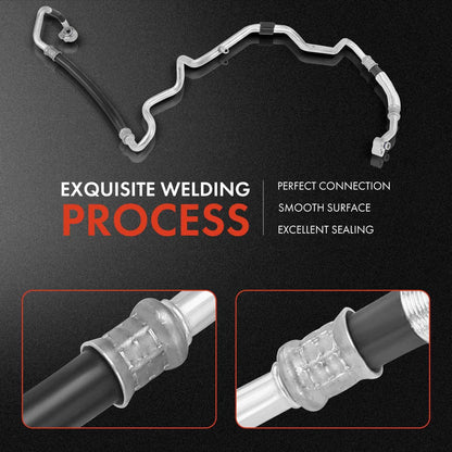 A/C Suction Line Hose Assembly for Audi Q3 (2015–2018) 8U0820743F, 8UD820743B, 8UD820743F, 8U0820743K