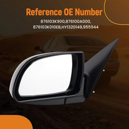 Left Power Mirror for Hyundai Sonata 2006–2010 Heated 876103K900
