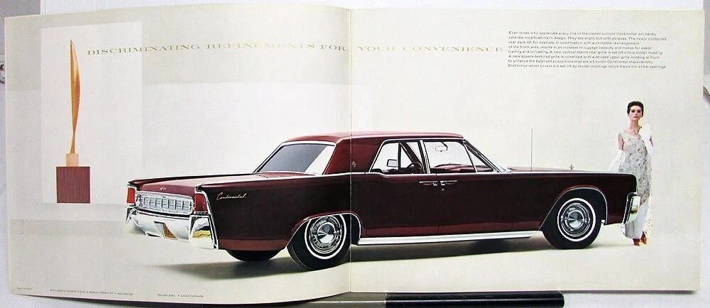 Prestige Sales Brochure for Lincoln Continental Sedan Convertible (1963)