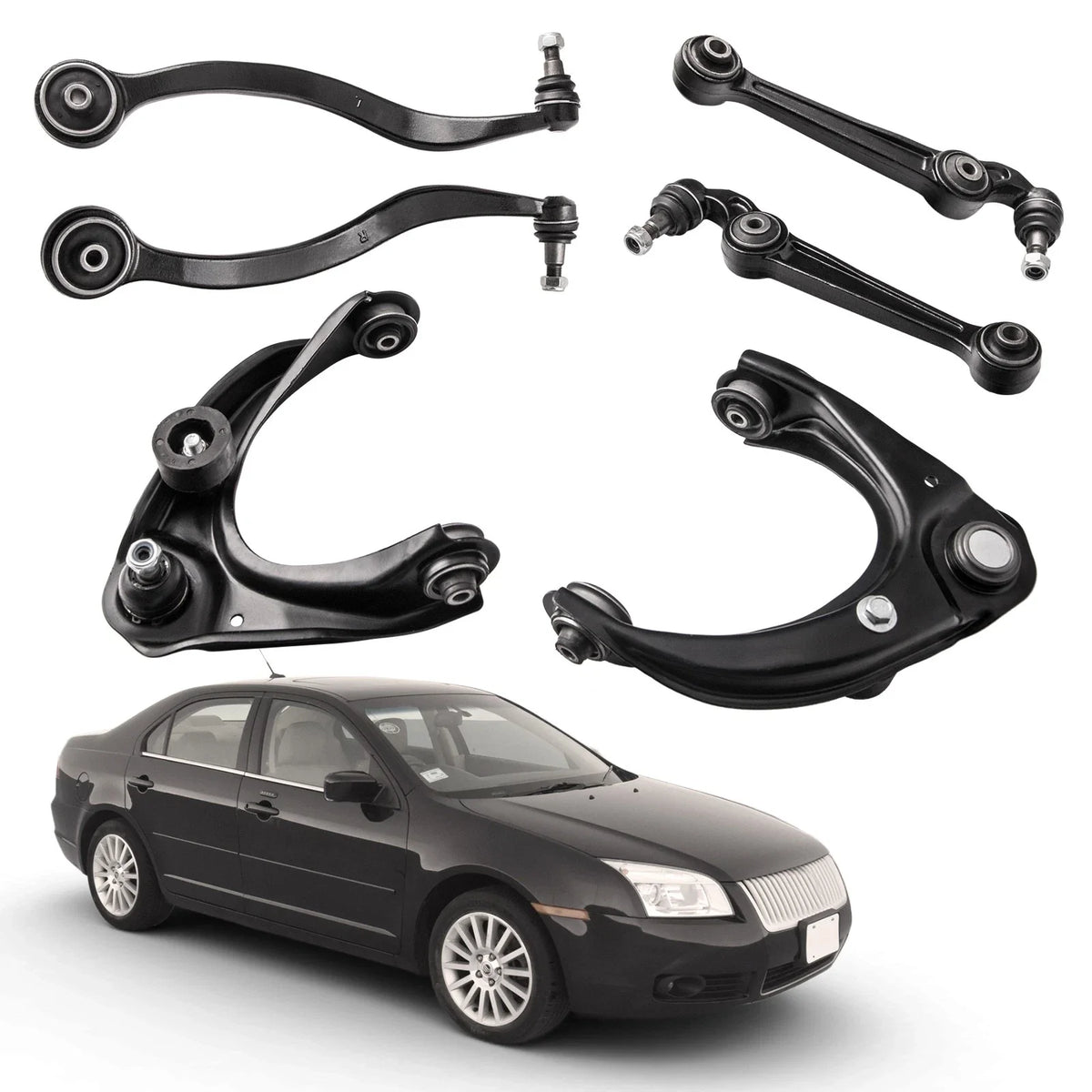 Set of 6 Control Arms for Ford Fusion (2007–2012)