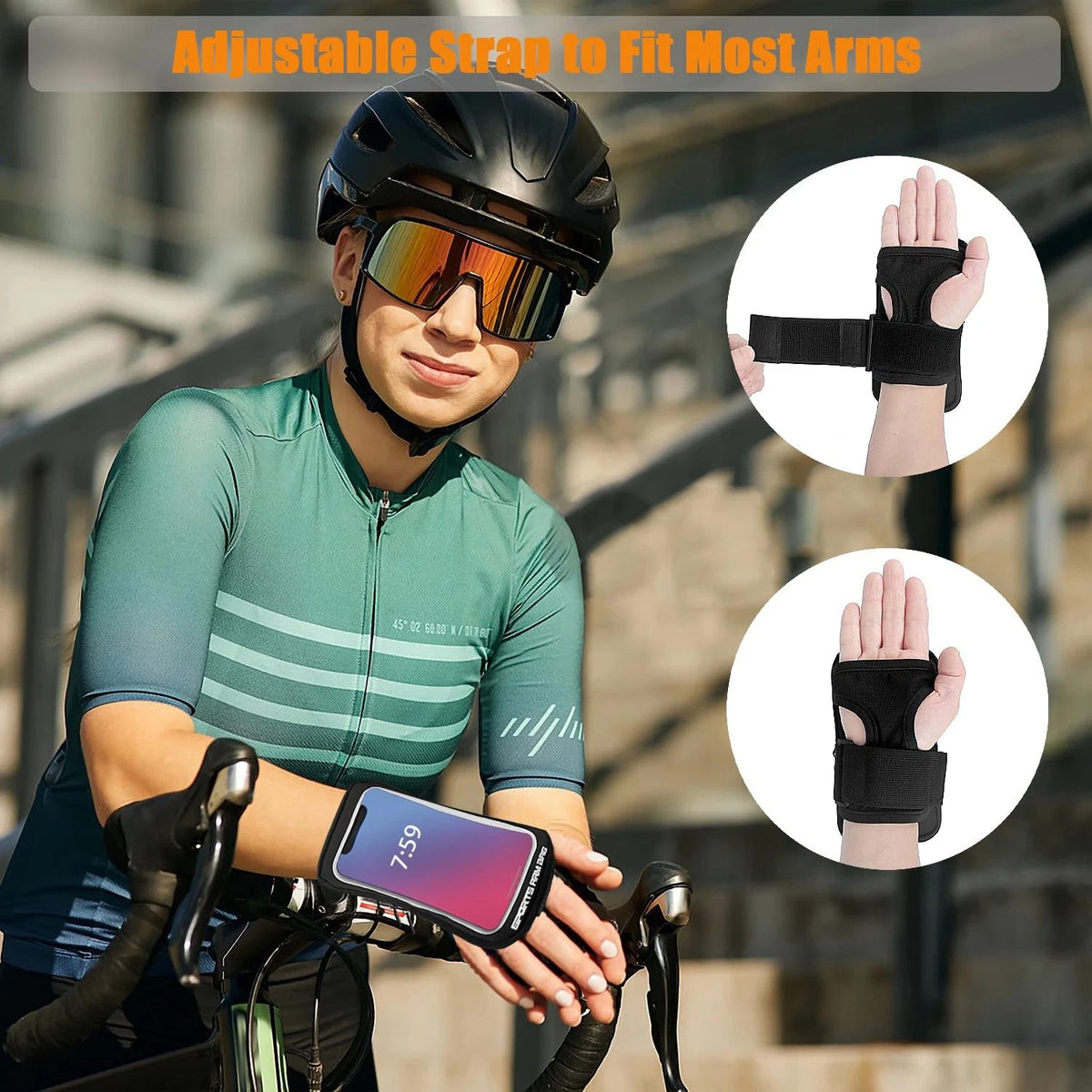 Wristband Phone Holder for Running (No specific years or models)