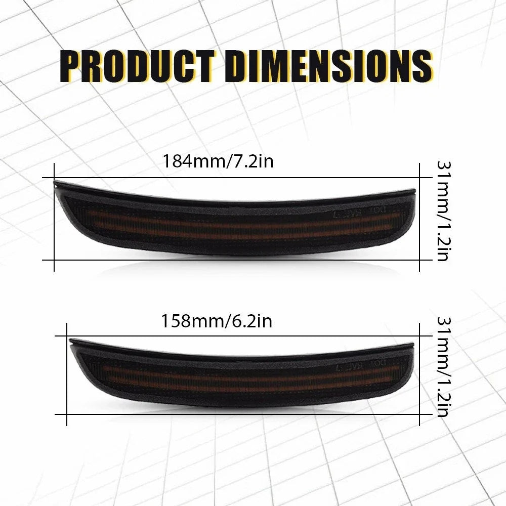LED Side Marker Lights & Harness for Dodge Charger (2015–2022) EXV