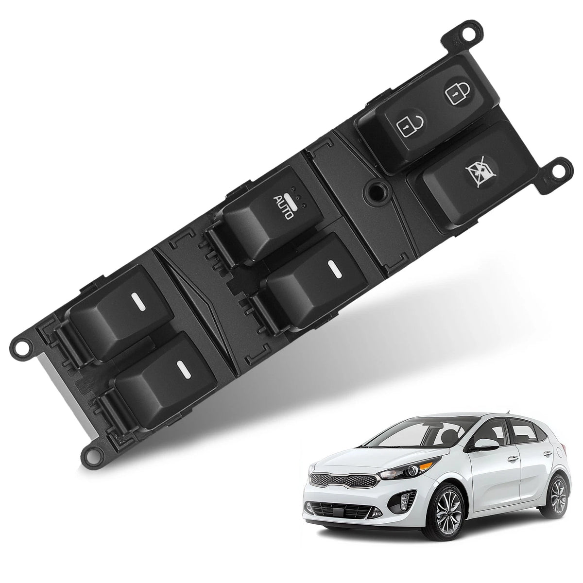 Front Driver Side Window Switch for Kia Rio (2012–2015) 935701W155, O2P04W