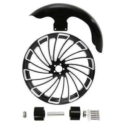 21" Front Fender Wheel Rim w/ Dual Disc Hub for Harley Road Glide (2008-2024)