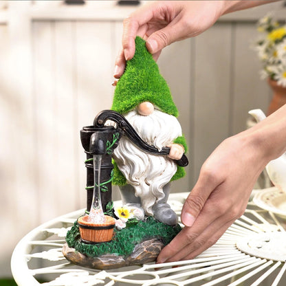 Garden Gnomes Decor with Solar Lights for Outdoor Use