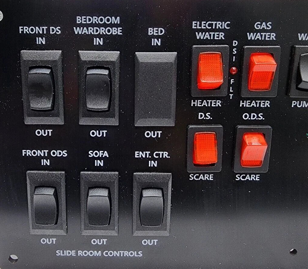 KIB SP1542 Switch Control Panel with Digital Generator Meter for
