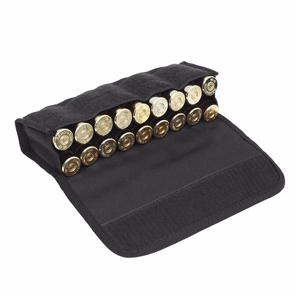 Molle Tactical Shotgun Shell Bandoliers Holder Ammo Pouch for 12/20 GA